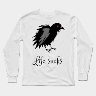 sad pigeon Long Sleeve T-Shirt